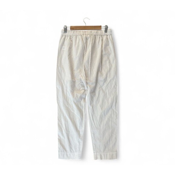 XiRENA Size Small Off White Lightweight Pants Drawstring Pockets Minimalist - Picture 8 of 9
